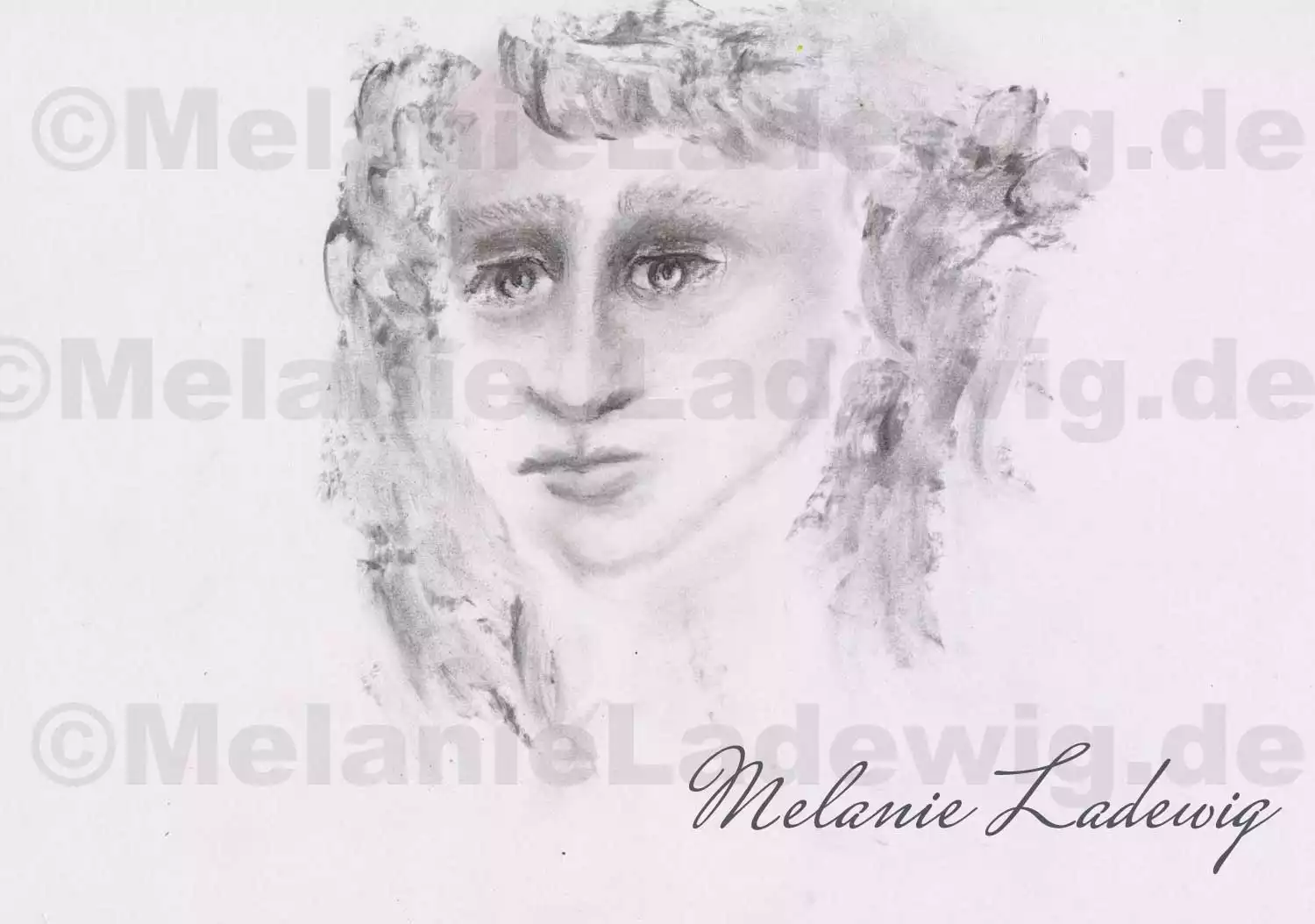 Spirit Guide Portraet Zeichnung aus der medialen Ausbildung