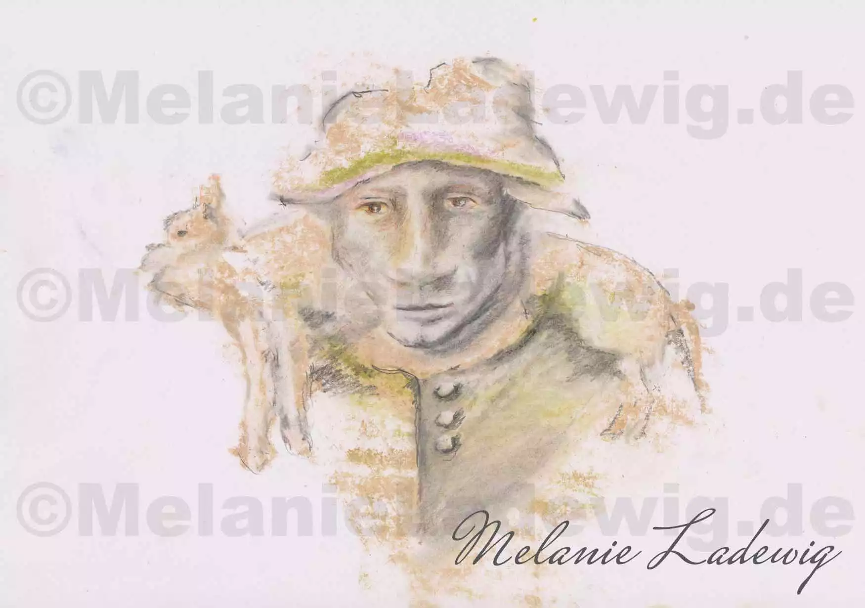 Geistfuehrer Portraet aus der Ausbildung zum professionellen Medium